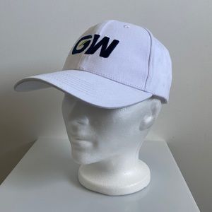 GW George Washington hat. One size fits all. Trucker / baseball style.